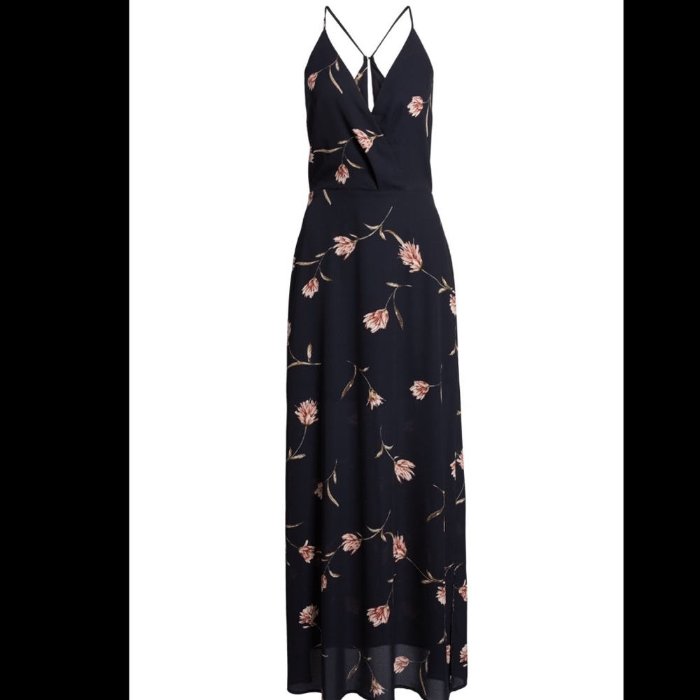 Lush floral maxi dress